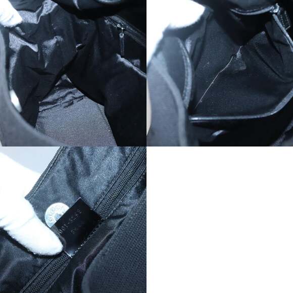 GUCCI Shoulder Bag Nylon Metal Black Silver 001 001 - Picture 12 of 12